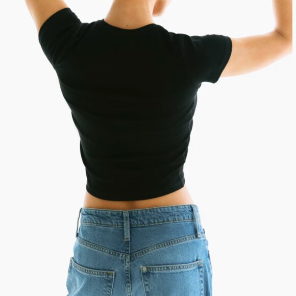 H&M - Fitted Tee in Soft Jersey - Picture 2 of 5